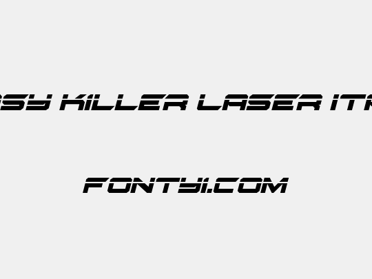 Gypsy Killer Laser Italic