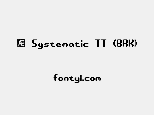 ∆ Systematic TT (BRK)