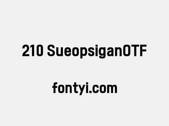 210 SueopsiganOTF