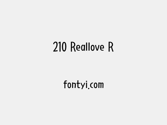 210 Reallove R