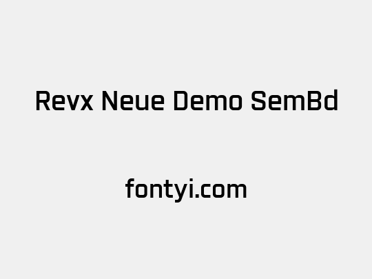 Revx Neue Demo SemBd
