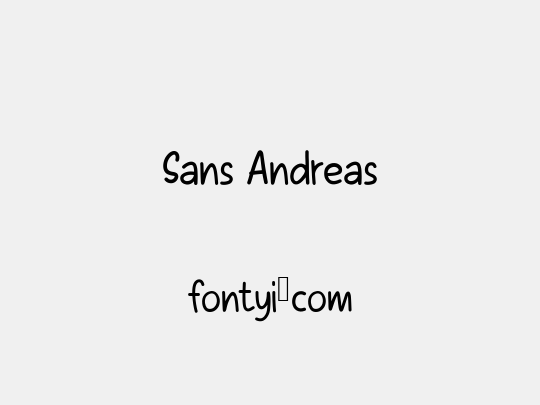 Sans Andreas