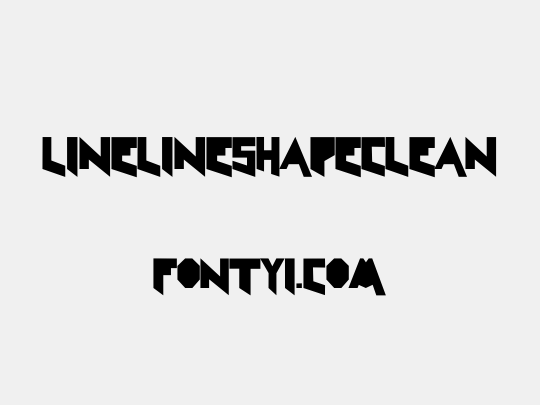 LineLineShapeClean
