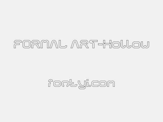 FORMAL ART-Hollow