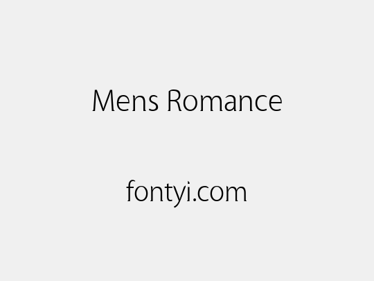 Mens Romance