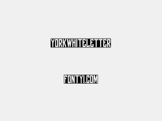 yorkwhiteletter