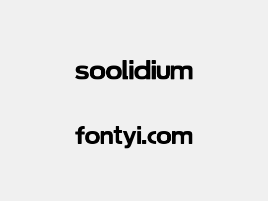 Soolidium