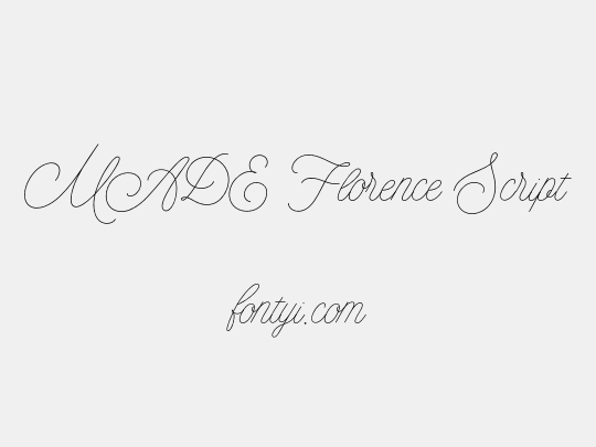 MADE Florence Script