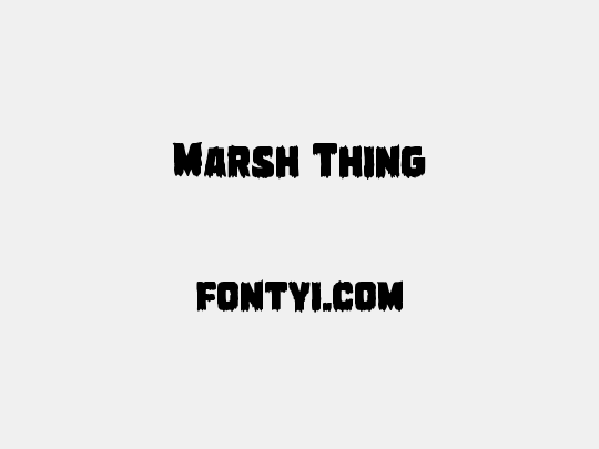 Marsh Thing