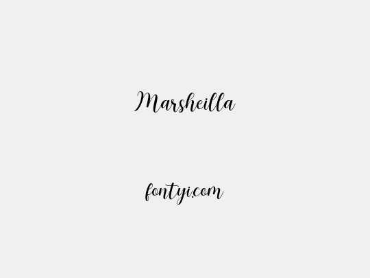 Marsheilla
