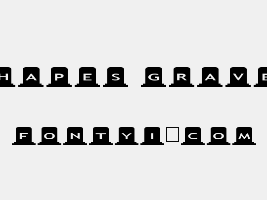 AlphaShapes gravestones