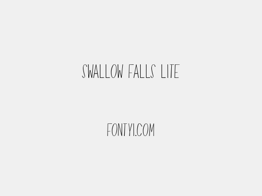 Swallow Falls Lite