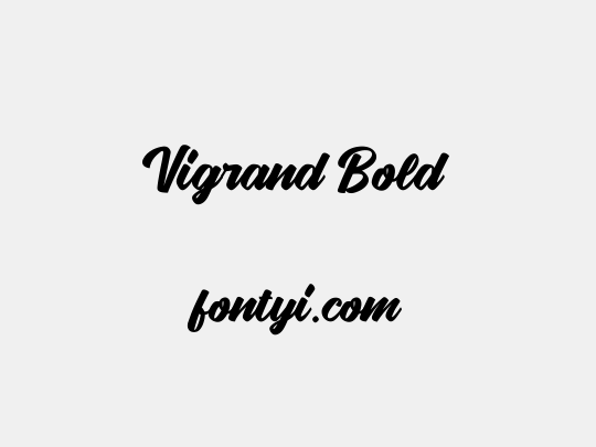 Vigrand Bold