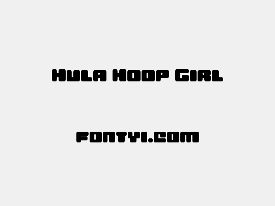Hula Hoop Girl