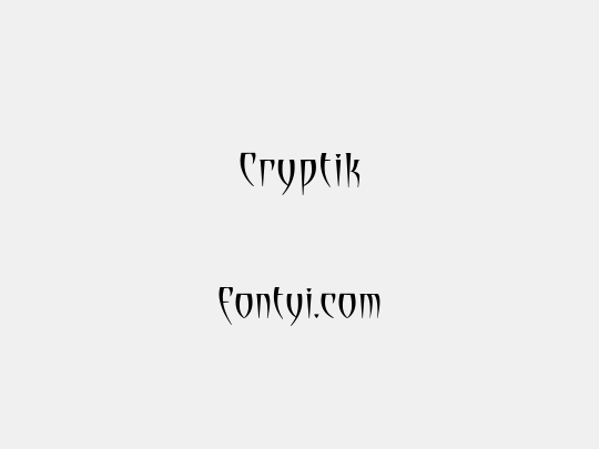 Cryptik