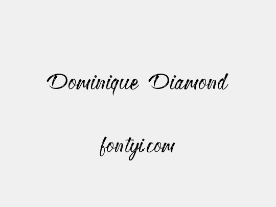 Dominique Diamond