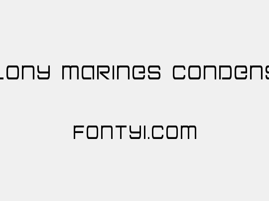 Colony Marines Condensed