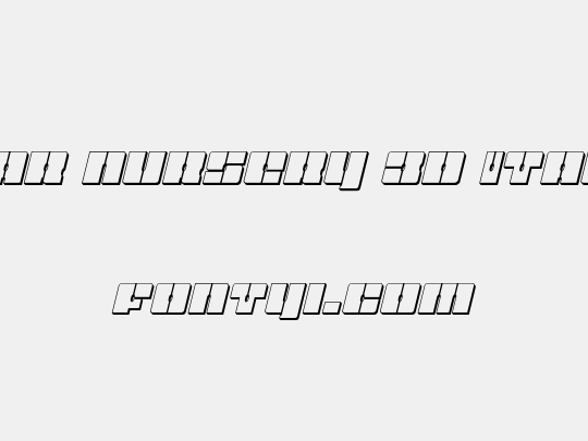 Star Nursery 3D Italic