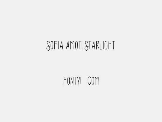 Sofia Amoti Starlight