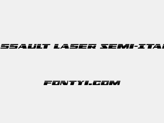 Dassault Laser Semi-Italic