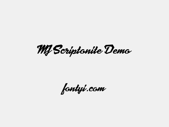 MJ Scriptonite Demo
