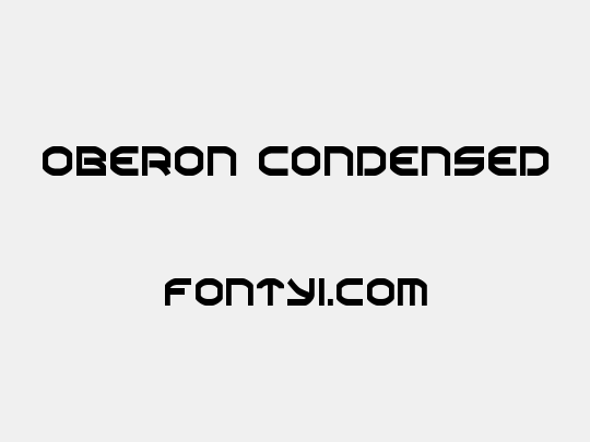 Oberon Condensed