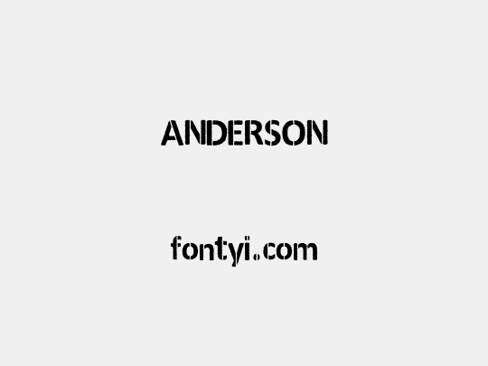 ANDERSON