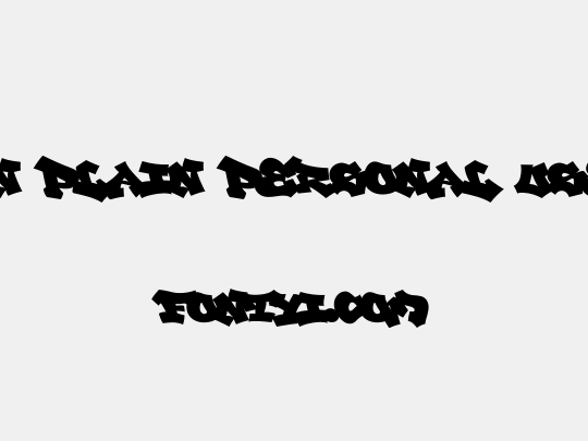 Spoken Plain PERSONAL USE ONLY