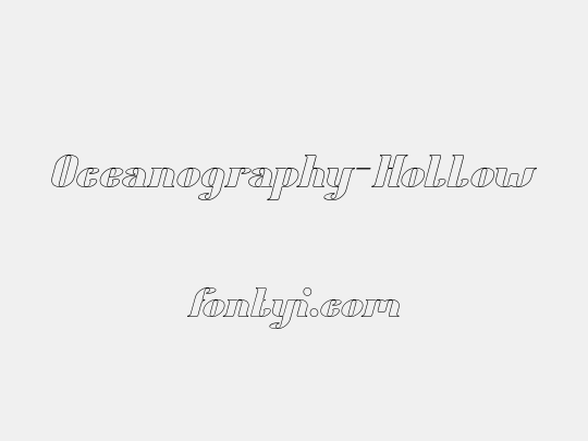 Oceanography-Hollow