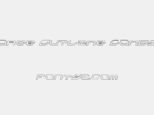 Taskforce Outline CondItalic
