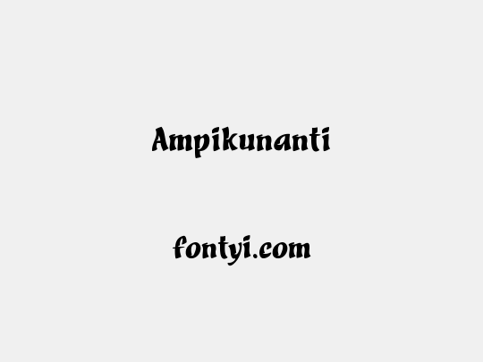 Ampikunanti