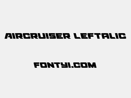 Aircruiser Leftalic