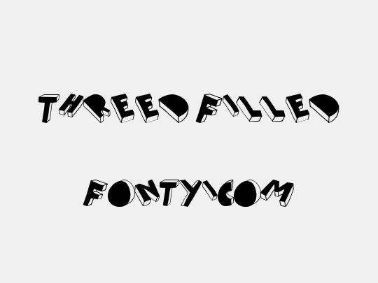 threed filled