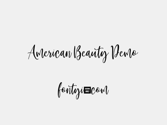 American Beauty Demo