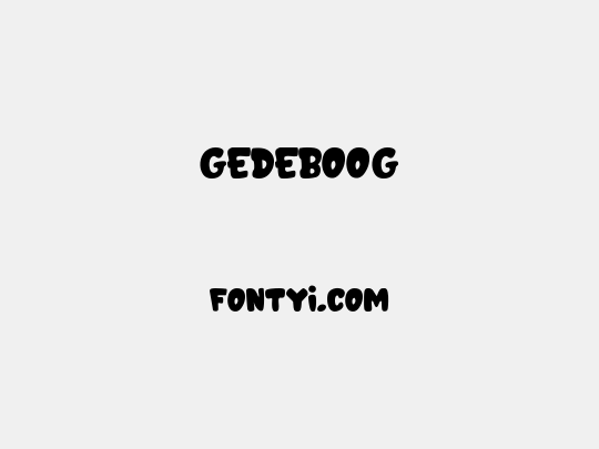 GEDEBOOG