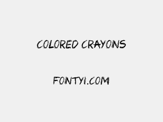 Colored Crayons