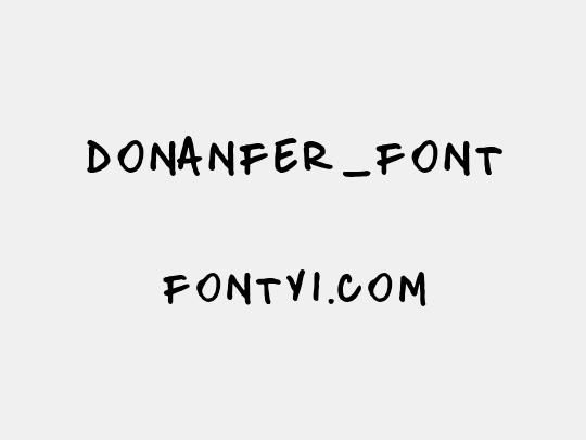 donanfer_font