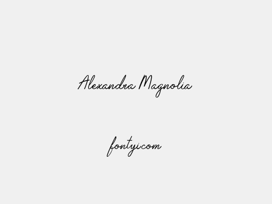 Alexandra Magnolia
