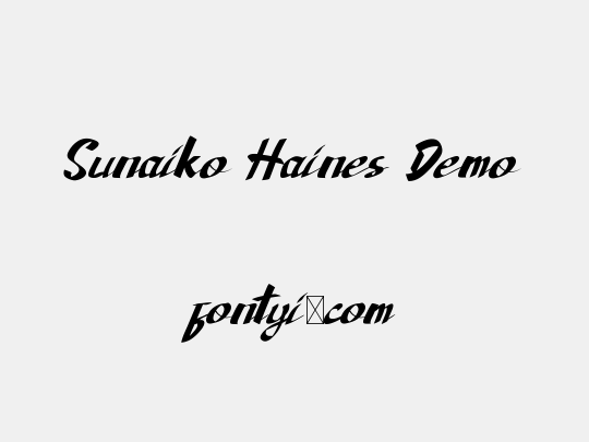 Sunaiko Haines Demo