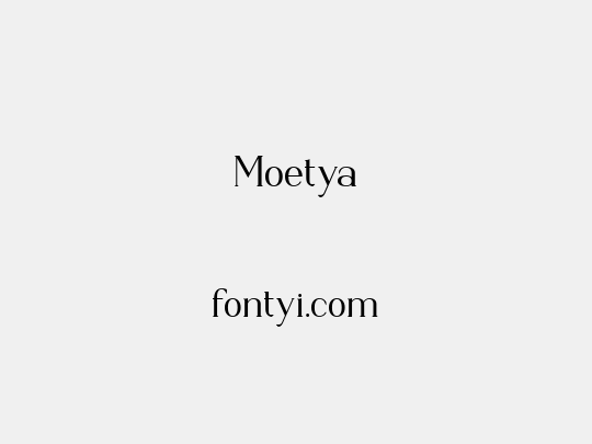 Moetya