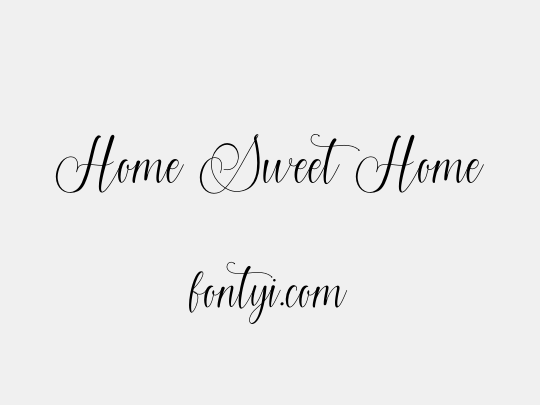 Home Sweet Home