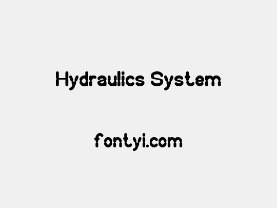 Hydraulics System