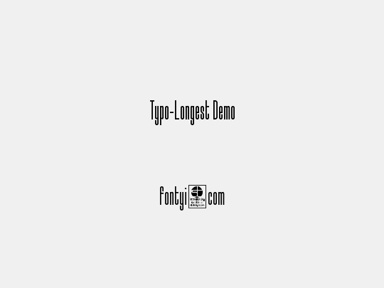 Typo-Longest Demo