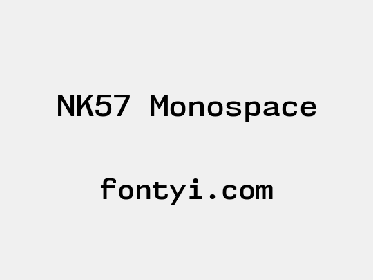 NK57 Monospace