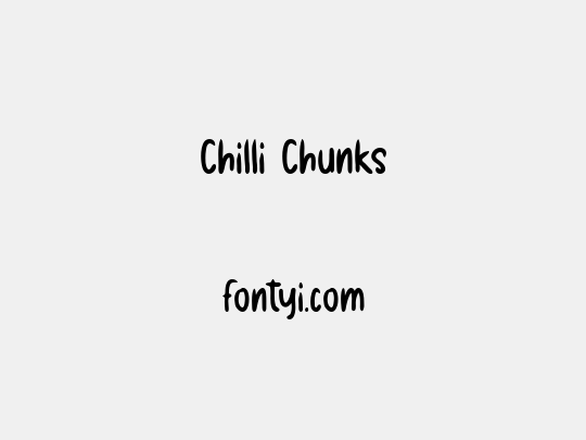 Chilli Chunks