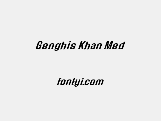Genghis Khan Med