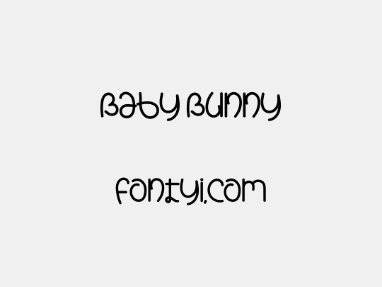 Baby Bunny