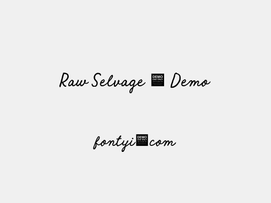 Raw Selvage - Demo