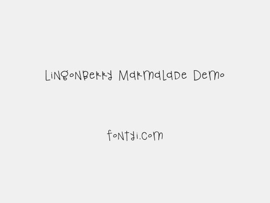 Lingonberry Marmalade Demo