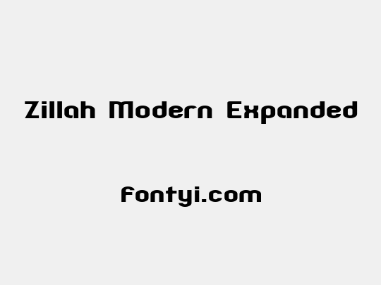Zillah Modern Expanded